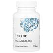Фото товару Thorne, PharmaGABA-100, ГАМК, 60 капсул