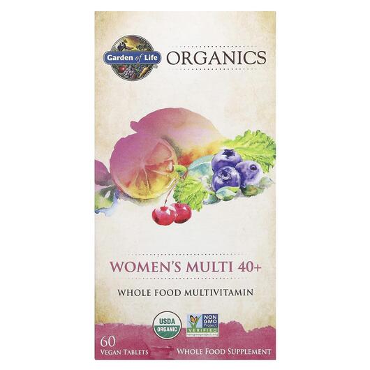 Основне фото товара MyKind Organics Women's Multi 40+, Вітаміни для жінок, 60 та