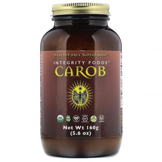 Основне фото товара HealthForce Superfoods, Integrity Foods Carob 5, Суперфуд, 160 г