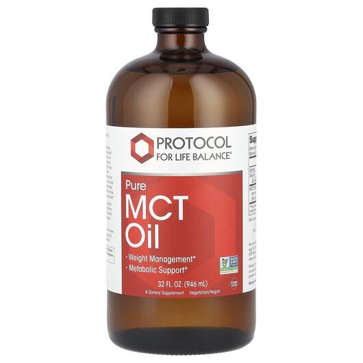 Основне фото товара Protocol for Life Balance, Pure MCT Oil, MCT Олія, 946 мл