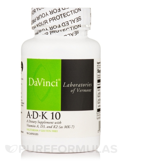 Основне фото товара DaVinci Laboratories, A.D.K, Вітаміни A та D, 90 капсул