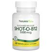 Фото товару Sustained Release Shot-O-B12 5000, Вітамін B12 Кобаламін, 60 табл