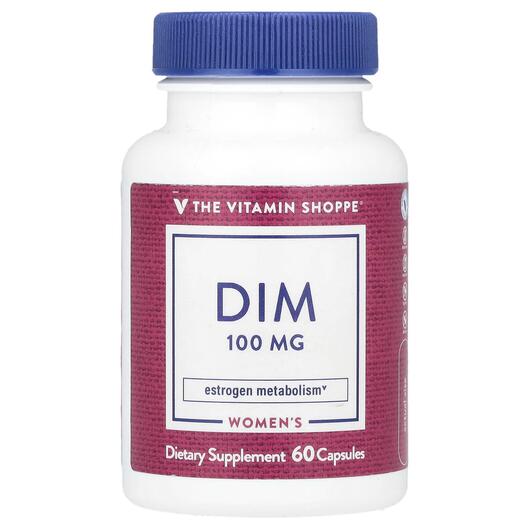 Основне фото товара TheVitaminShoppe, Women's DIM, Дііндолілметан, 60 капсул