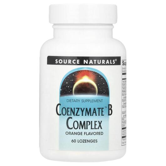 Основне фото товара Coenzymate B Complex Orange Flavored, B-комплекс, 60 таблеток