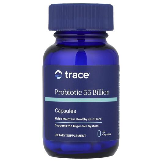 Основне фото товара Trace, Probiotic 55 Billion 30, Пробіотик 55 мільярдів, 30 капсул