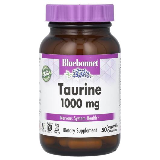 Основне фото товара Taurine 1000 mg, L-Таурин 1000 мг, 50 капсул