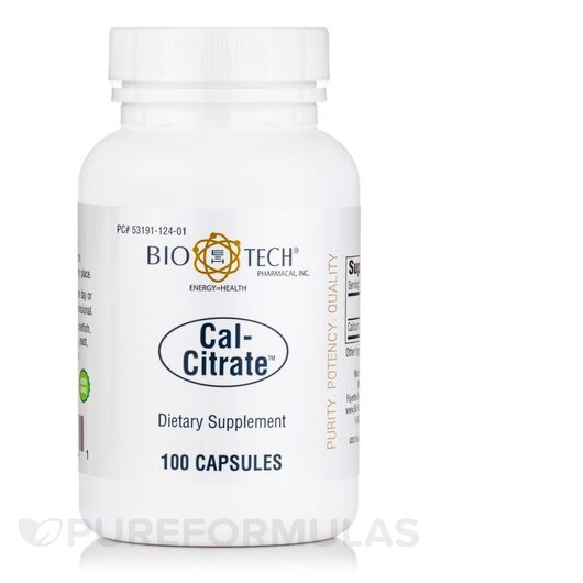 Основне фото товара Bio-Tech Pharmacal, Cal-Citrate, Кальцій, 100 капсул
