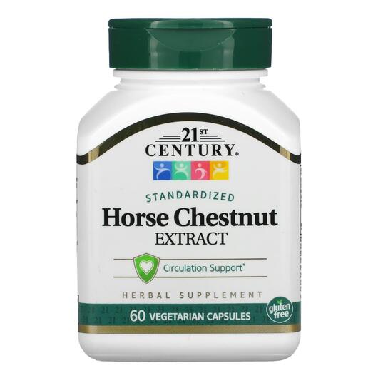 Основне фото товара Horse Chestnut Seed Extract, Кінський каштан, 60 капсул