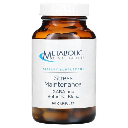 Основне фото товара Metabolic Maintenance, Anxiety Control Plus, ГАМК, 90 капсул