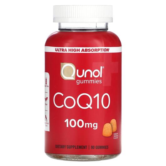 Основне фото товара CoQ10 Gummies Creamy Orange 50 mg, Коензим CoQ10, 90 таблеток