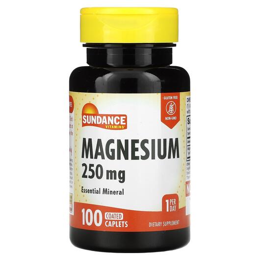 Основне фото товара Vitamins Magnesium 250 mg, Вітаміни, 100 таблеток