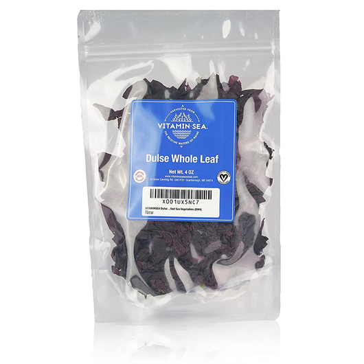 Основне фото товара Vitamin Sea, Dulse Whole Leaf, Водорості Дульсе, 114 г