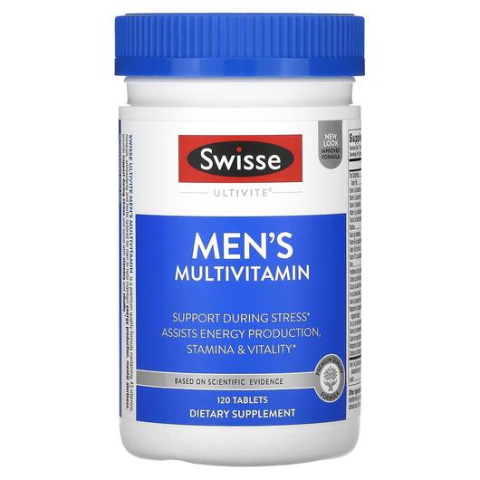 Основне фото товара Ultivite Men's Multivitamin, Вітаміни для чоловіків, 120 таб