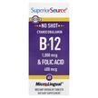 Cyanocobalamin B-12 & Folic Acid, Ціанокобаламін B12, 60 т...
