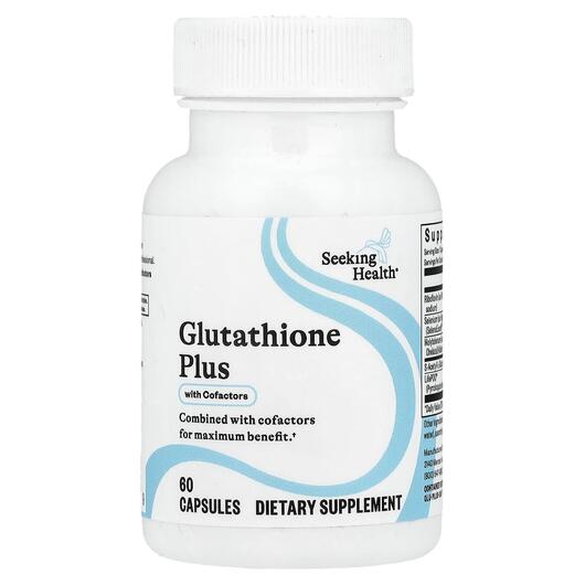 Основне фото товара Seeking Health, Optimal Glutathione Plus, L-Глутатіон, 60 капсул