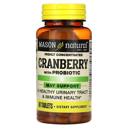 Основне фото товара Cranberry with Probiotic Highly Concentrated, Пробіотики, 60 табл
