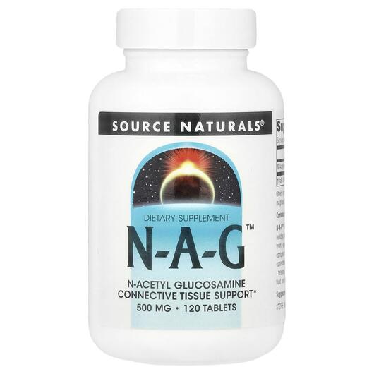 Основне фото товара Source Naturals, N-A-G 500 mg 120, N-A-G 500 мг, 120 таблеток