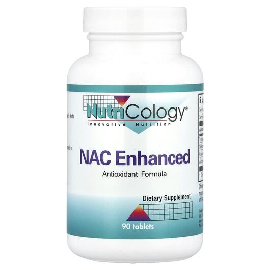 Основне фото товара Nutricology, NAC Enhanced, N-ацетилцистеїн, 90 таблеток