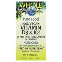 Vegan Vitamin D3 & K2 Витамины D3 + K2 Natural 15 мл