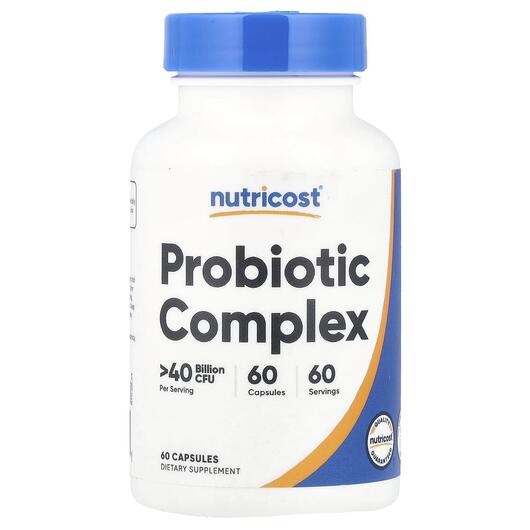 Основне фото товара Probiotic Complex 40 Billion CFU, Пробіотики, 60 капсул
