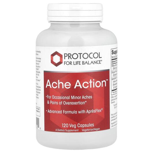 Основне фото товара Ache Action, Підтримка стресу, 120 капсул