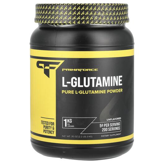 Основне фото товара Glutaform 100% L-Glutamine Unflavored, L-Глутамін, 1000 г