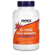 Фото товару NOW, C-1000 Zinc Immune, Віта мін C та Цинк, 180 капсул