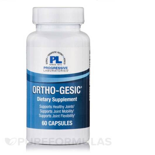 Основне фото товара Progressive Labs, Ortho-Gesic, Підтримка суглобів, 60 капсул