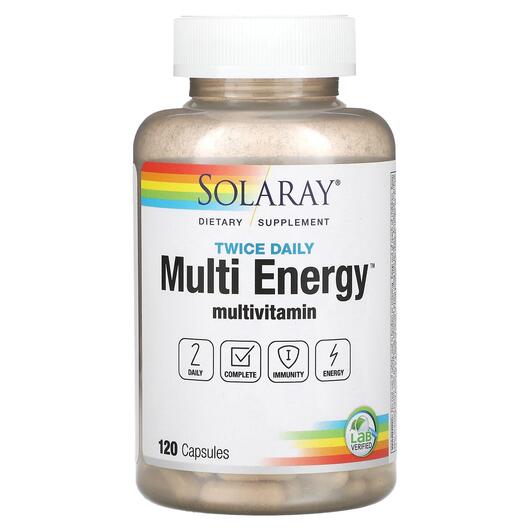 Основне фото товара Twice Daily Multi Energy Multivitamin, Мультивітаміни, 120 капсул