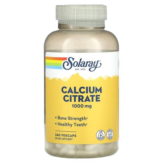 Основне фото товара Calcium Citrate 250 mg, Цитрат Кальцію 250 мг, 240 капсул