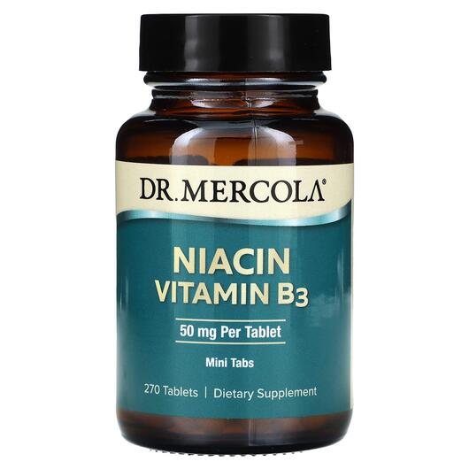 Основне фото товара Niacin Vitamin B3 50 mg, Вітамін B3 Ніацин, 270 таблеток
