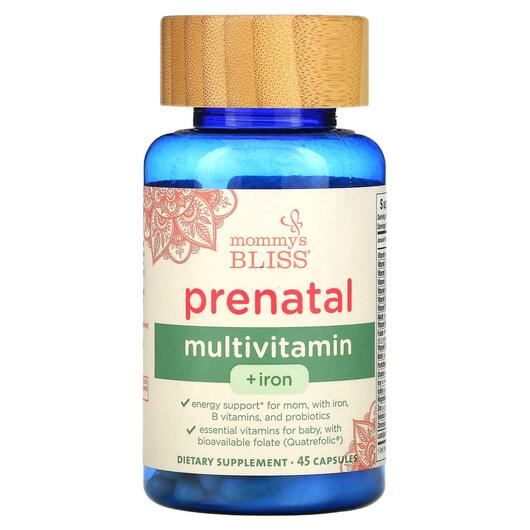 Основне фото товара Prenatal Multivitamin + Iron, Мультивітаміни, 45 капсул