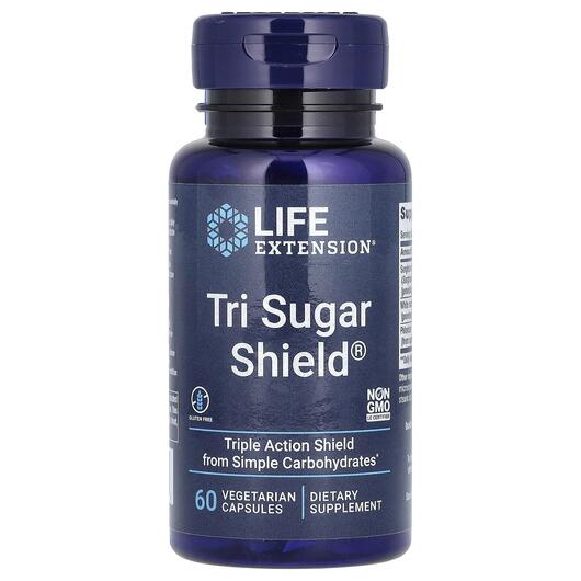 Основне фото товара Tri Sugar Shield, Підтримка рівня цукру, 60 капсул