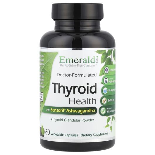 Основне фото товара Emerald, Thyroid Health, Підтримка щитовидної залози, 60 капсул