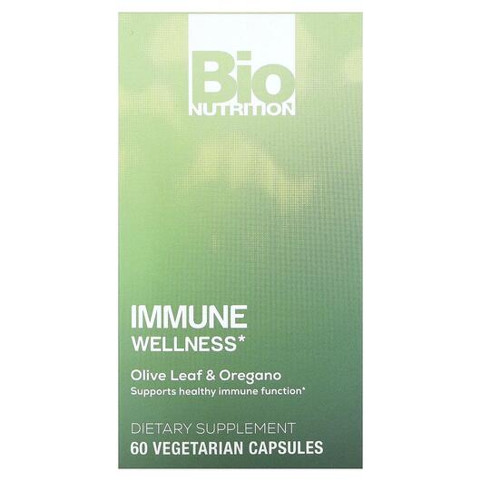 Основне фото товара Immune Wellness Olive Leaf & Oregano, Олія орегано, 60 капсул