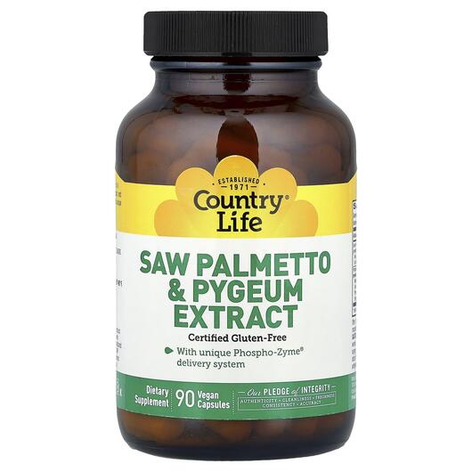 Основне фото товара Saw Palmetto & Pygeum Extract, Со Пальметто, 90 капсул