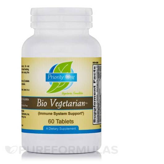 Основне фото товара Bio-Vegetarian Immune System Support, Підтримка імунітету, 60 таб