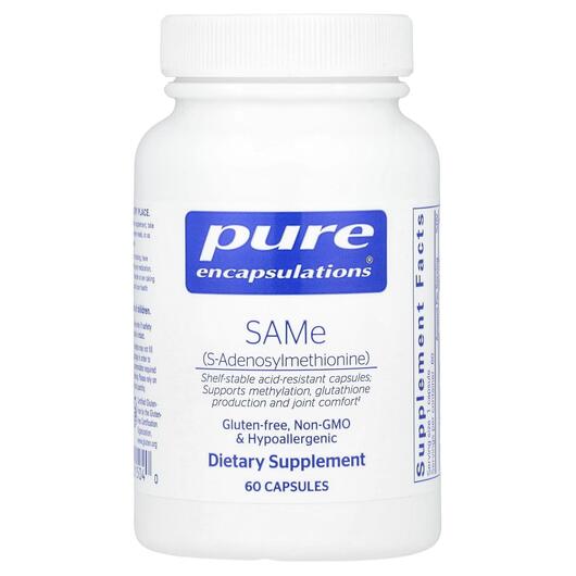 Основне фото товара SAMe SAdenosylmethionine, САМе Аденозил-метионін, 60 капсул