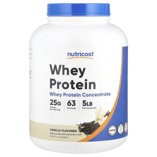 Основне фото товара Whey Protein Concentrate Vanilla, Протеїн Ізолят, 2268 г