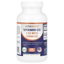 Vitamin D3 125 mcg 5000 IU Витамин D3 Vitamatic