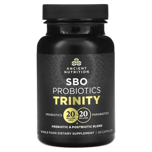 Основне фото товара Ancient Nutrition, SBO Probiotics Trinity, Пробіотики, 60 капсул