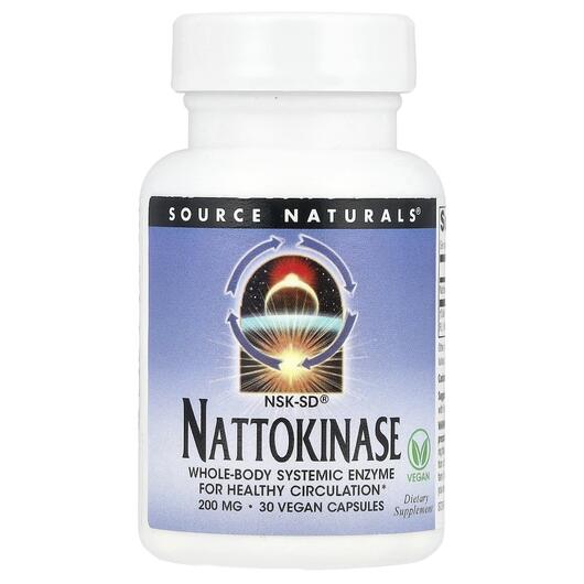 Основне фото товара NSK-SD Nattokinase 200 mg, Наттокіназа, 30 капсул