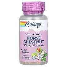 Vital Extracts Horse Chestnut 400 mg Конский каштан