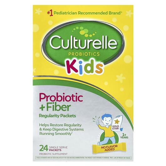 Основне фото товара Probiotics Kids Regularity, Пробіотики для дітей, 24 Single Serve