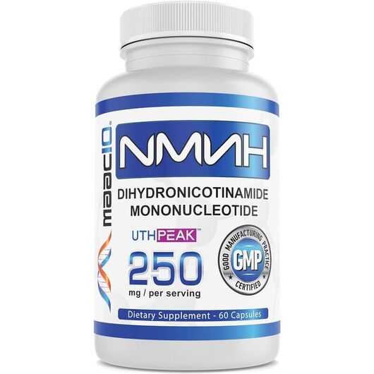 Основне фото товара NMNH 250 mg Uthpeak, Дигідронікотинамід мононуклеотид, 60 капсул