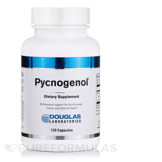 Основне фото товара Douglas Laboratories, Pycnogenol, Пікногенол, 120 капсул