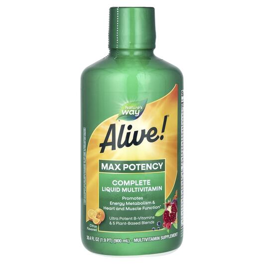 Основне фото товара Alive! Complete Liquid Multivitamin Max Potency, Мультивітаміни, 