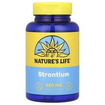 Strontium 680 mg 60 Стронций 680 мг Natures Life