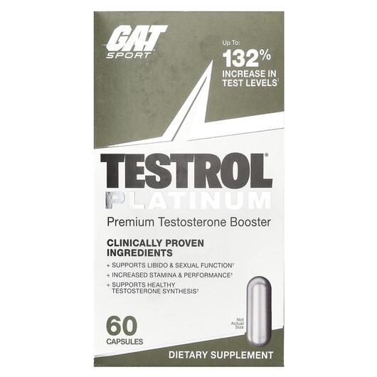 Основне фото товара Testrol Platinum Premium Testosterone, Бустер Тестостерону, 60 ка