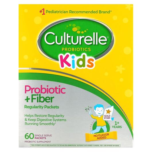 Основне фото товара Kids Regularity Probiotic, Пробіотики для дітей, 60 Single Serve 